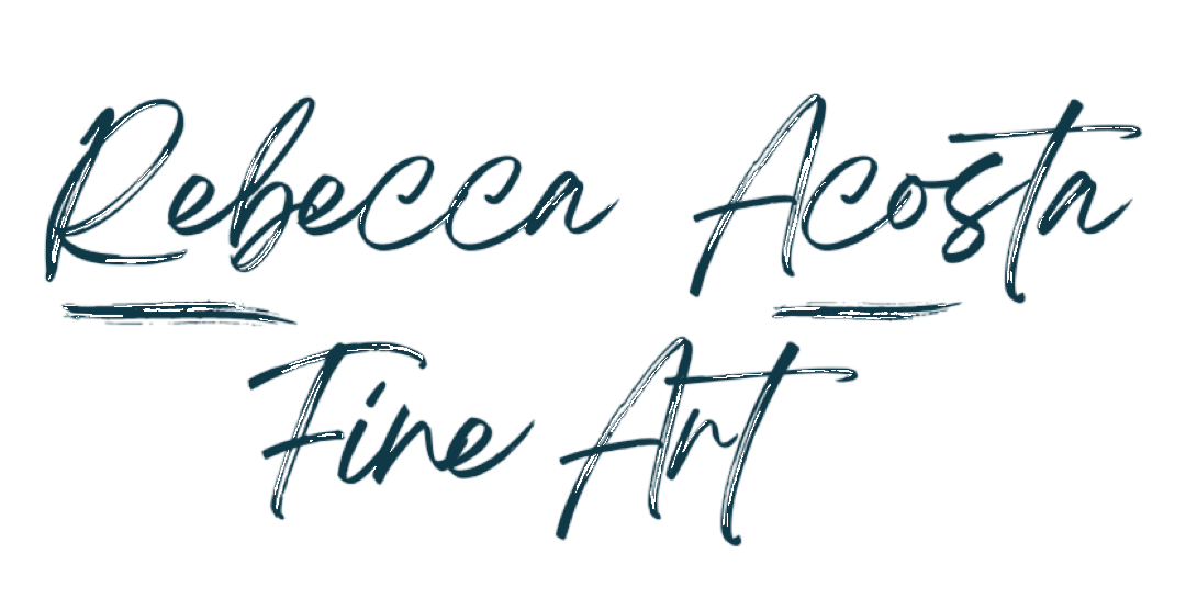 Blue fine art logo.